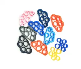 Niestandardowy silikonowy trener palc&oacute;w Trener siły ściskania dłoni Trenażer palc&oacute;w