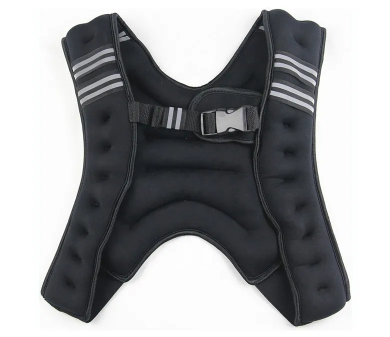 Kamizelka obciążeniowa do ćwiczeń z paskiem odblaskowym