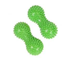 Podw&oacute;jna piłka do masażu z PVC w kształcie orzecha ziemnego, dwa rozmiary