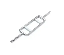 Solidny, chromowany drążek do ćwiczeń na triceps