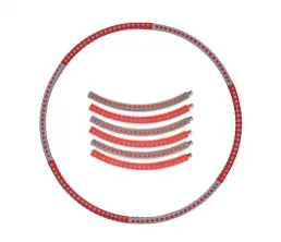 Obciążone hula hop z masażem brzuszka