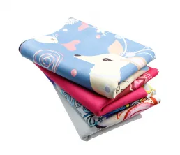 Przenośny, antypoślizgowy ręcznik do jogi