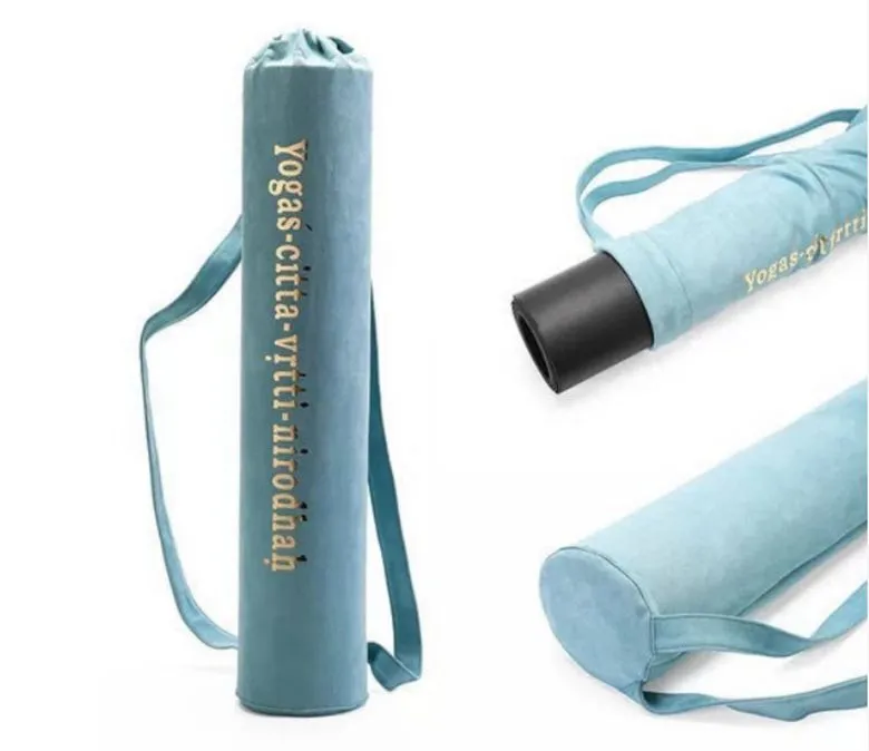 Zamszowa torba podróżna na matę do jogi