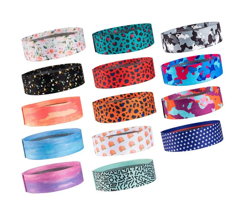 Opaska na łup z kolorowej tkaniny