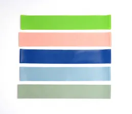 Przyjazna dla środowiska tłoczona lateksowa opaska oporowa