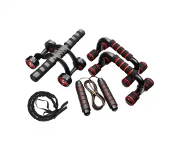 Zestaw skakanek do pompek na czterech kołach AB z kołami AB