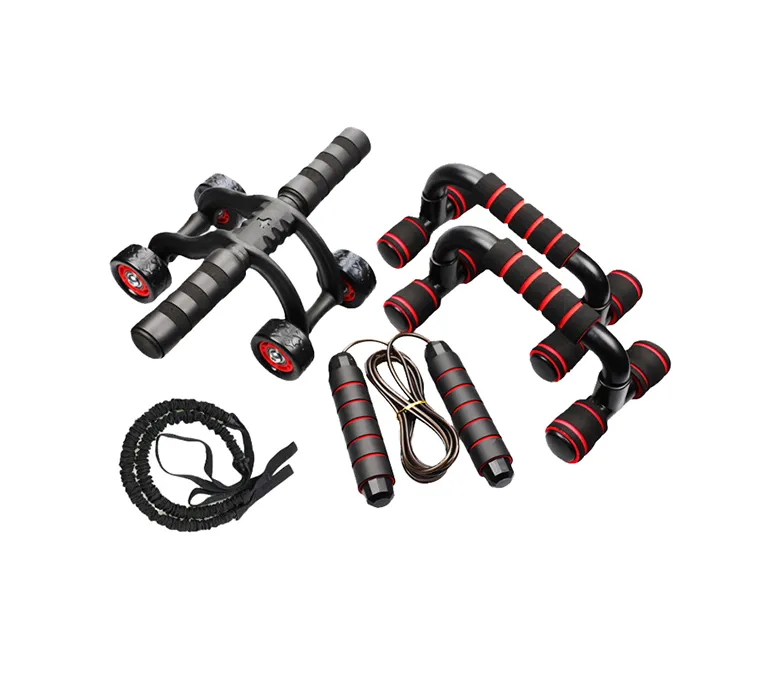 Zestaw skakanek do pompek na czterech kołach AB z kołami AB