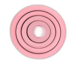 Okrągły silikonowy kettlebell