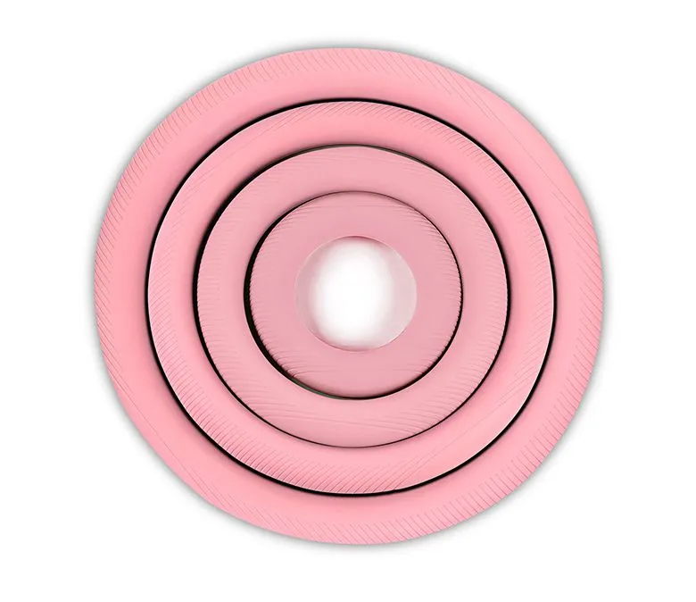 Okrągły silikonowy kettlebell