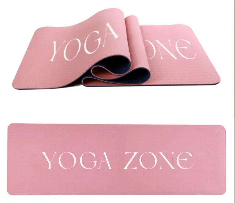 Dwuwarstwowa mata do jogi TPE o grubości 6 mm