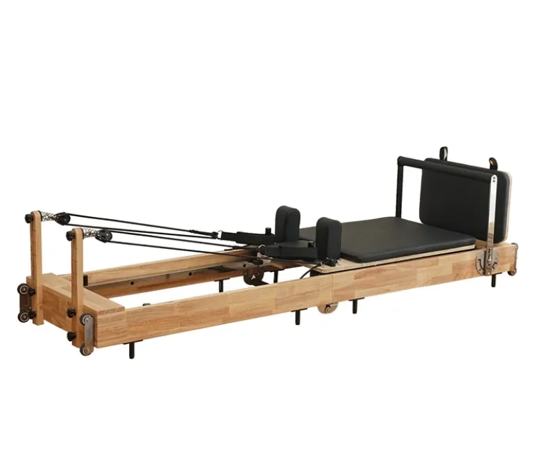 Składany drewniany reformer do ciała Pilates Core Bed Reformer Przenośny reformer