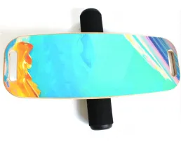 Deska balansująca z drewna