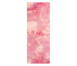 Wysokiej jakości zamszowa mata do jogi z nadrukiem TPE