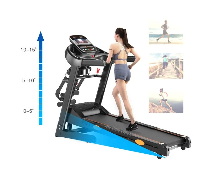 Halowa maszyna do biegania Wielofunkcyjna składana bieżnia elektryczna