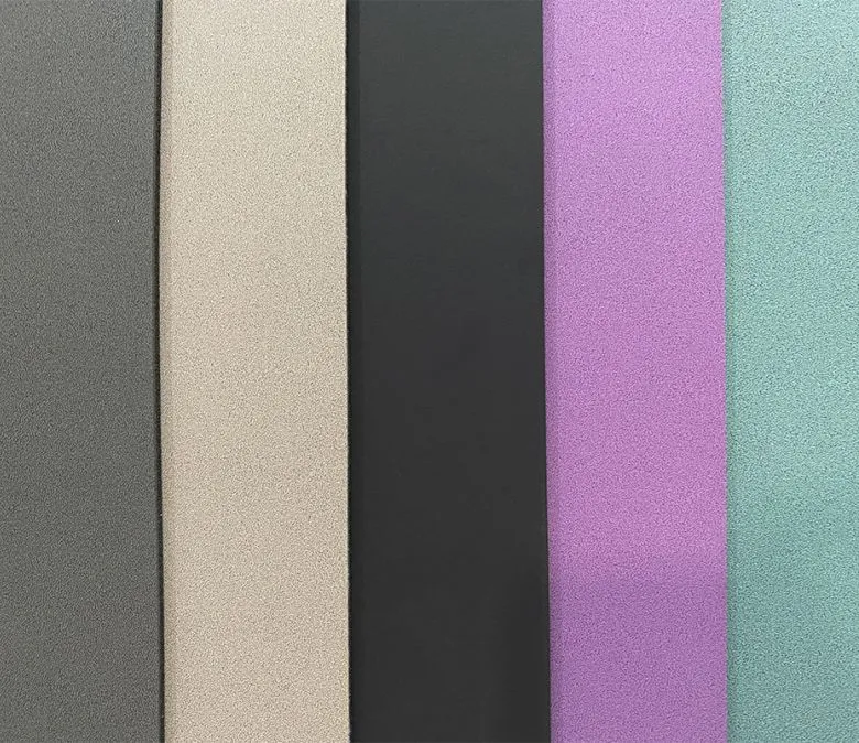 Matowa mata do jogi z gumy PU