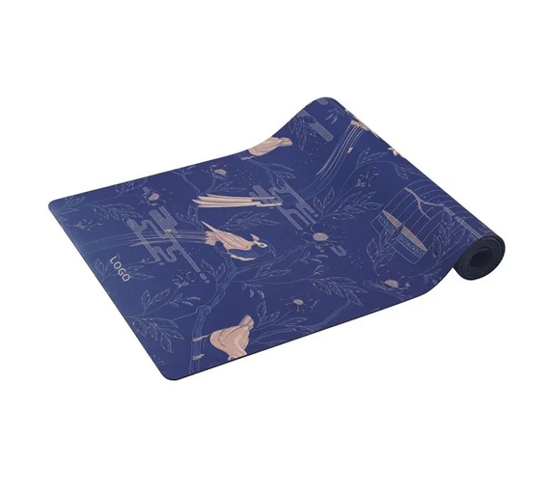 Mata do ćwiczeń jogi z kauczuku naturalnego i lnu