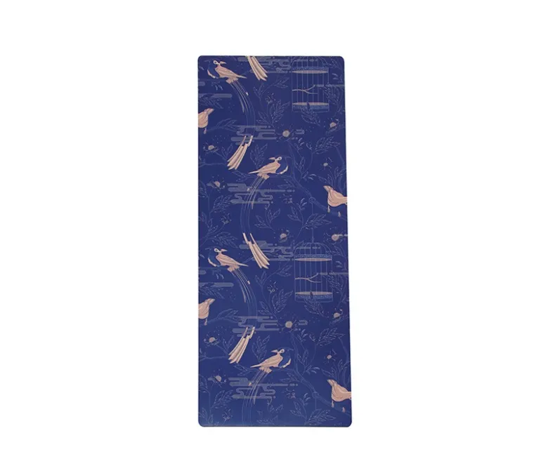 Mata do ćwiczeń jogi z kauczuku naturalnego i lnu