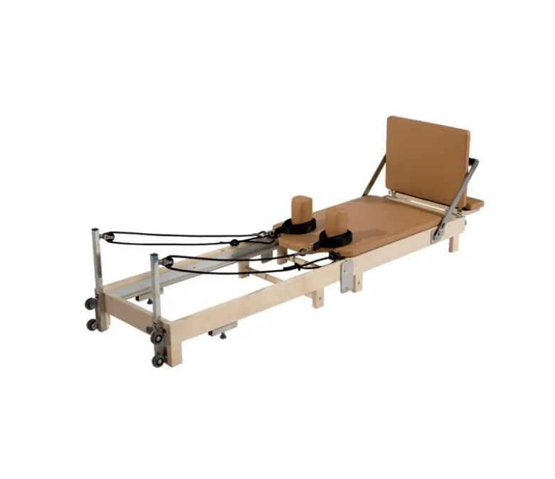 Drewniany składany reformator Pilates w domu
