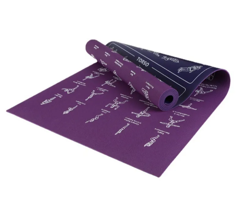 Antypoślizgowa profesjonalna mata do treningu sportowego z PVC, męska i damska