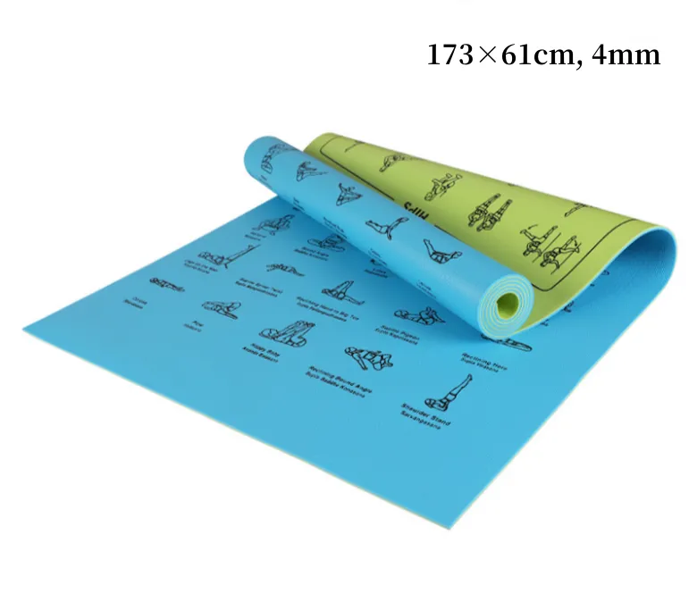 Antypoślizgowa profesjonalna mata do treningu sportowego z PVC, męska i damska