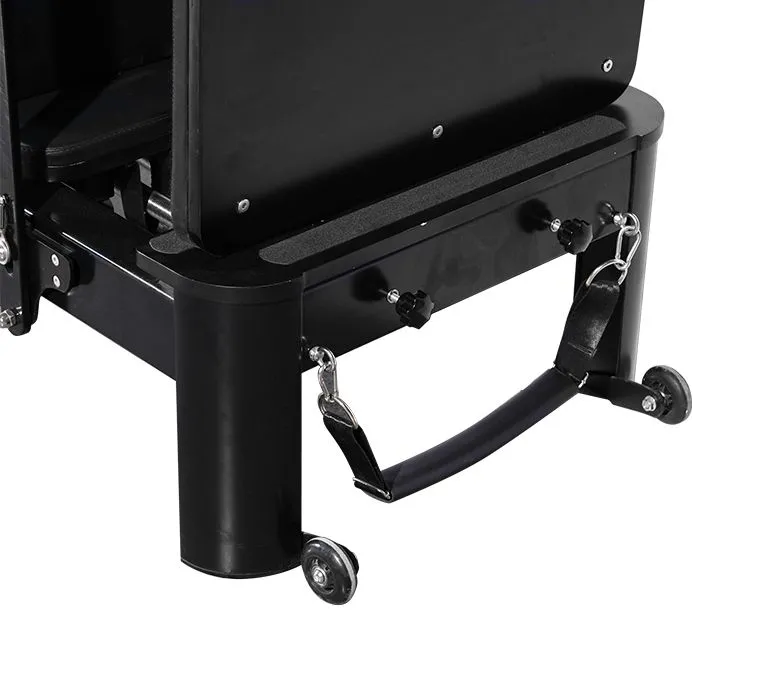 Znakomita maszyna do reformowania pilatesu z czarnego aluminium 4.0