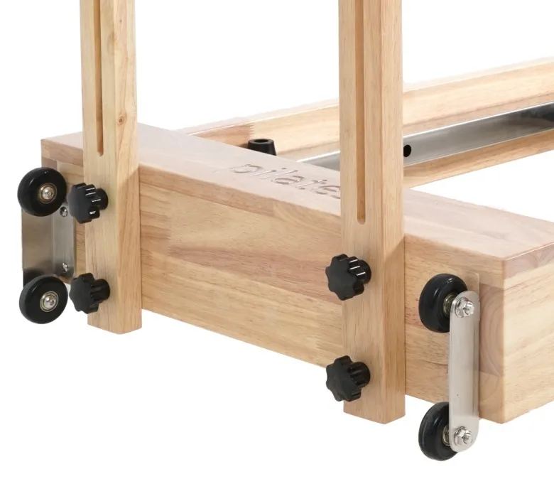 Składany drewniany reformer do ciała Pilates Core Bed Reformer Przenośny reformer