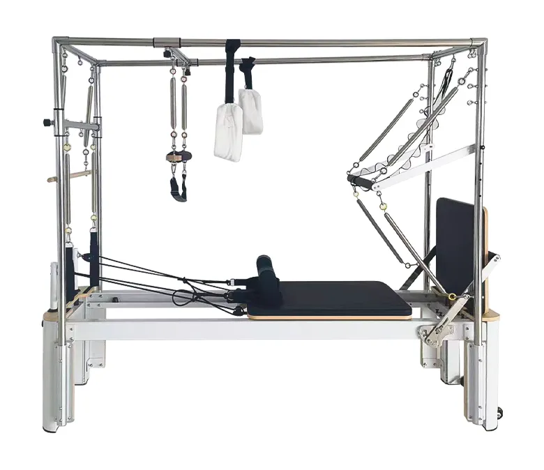 Aluminiowe łóżko Pilates Reformer Cadillac Pilates z pełną wieżą