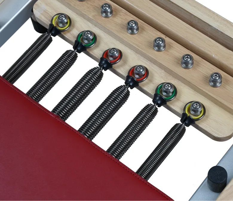 Składana przenośna maszyna do reformowania pilatesu z drewna dębowego bez przegubów